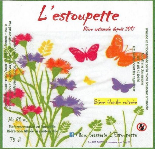 Etiquette BRASSERIE AU RYTHME DES SAISONS 33