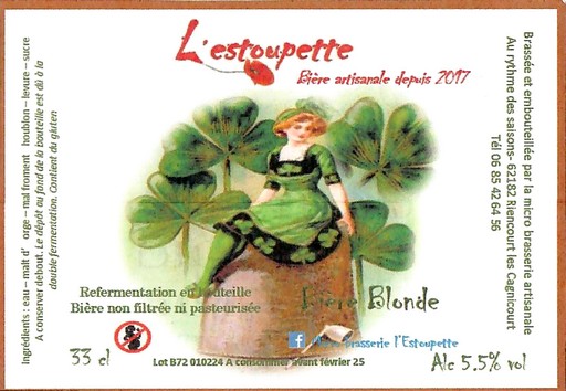 Etiquette BRASSERIE AU RYTHME DES SAISONS 48