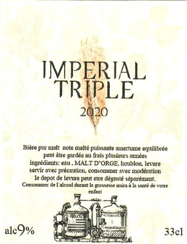 Etiquette BRASSERIE AUBINOUSE 03