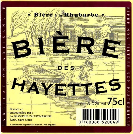 etiquette BRASSERIE AUDOMAROISE 24