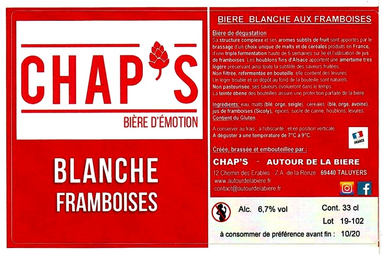 etiquette BRASSERIE AUTOUR DE LA BIERE 05