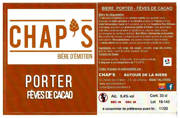 etiquette BRASSERIE AUTOUR DE LA BIERE 07