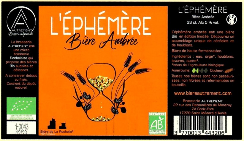 Etiquette BRASSERIE AUTREMENT 08