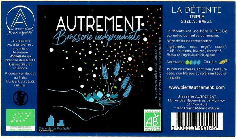 Etiquette BRASSERIE AUTREMENT 14