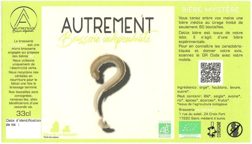 Etiquette BRASSERIE AUTREMENT 15