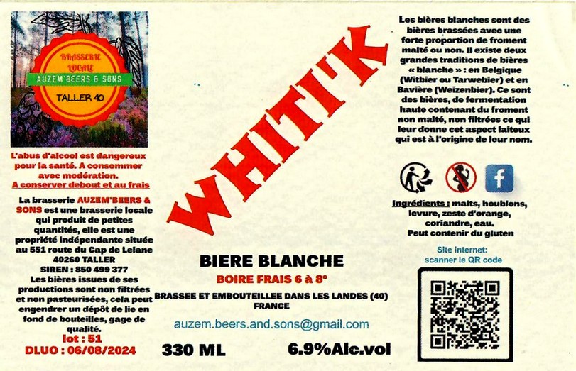 Etiquette BRASSERIE AUZEMBEERS 04