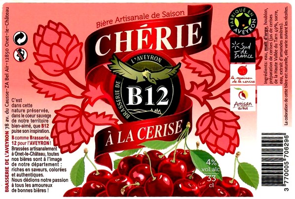 etiquette BRASSERIE AVEYRON 28