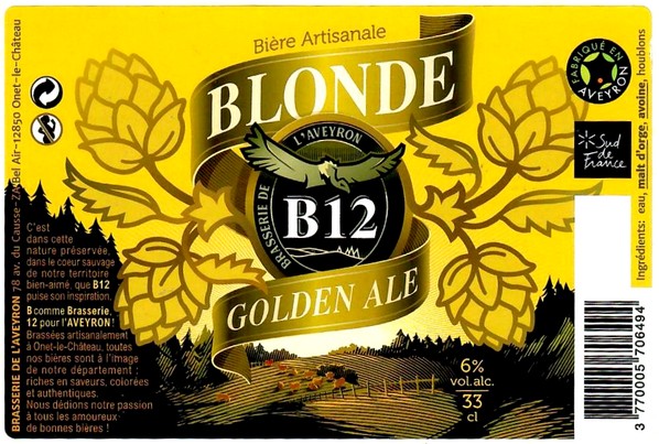 etiquette BRASSERIE AVEYRON 29