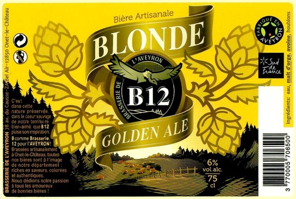 Etiquette BRASSERIE AVEYRON 32