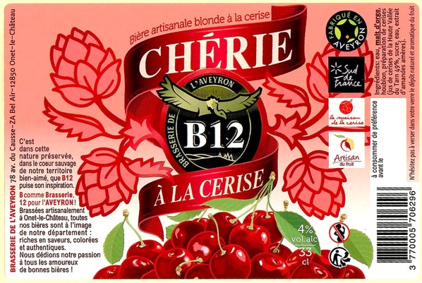 Etiquette BRASSERIE AVEYRON 36