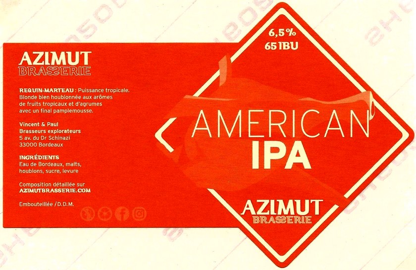 etiquette BRASSERIE AZIMUT 02