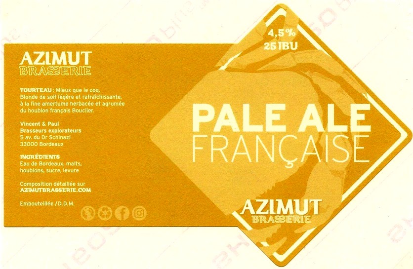 etiquette BRASSERIE AZIMUT 04