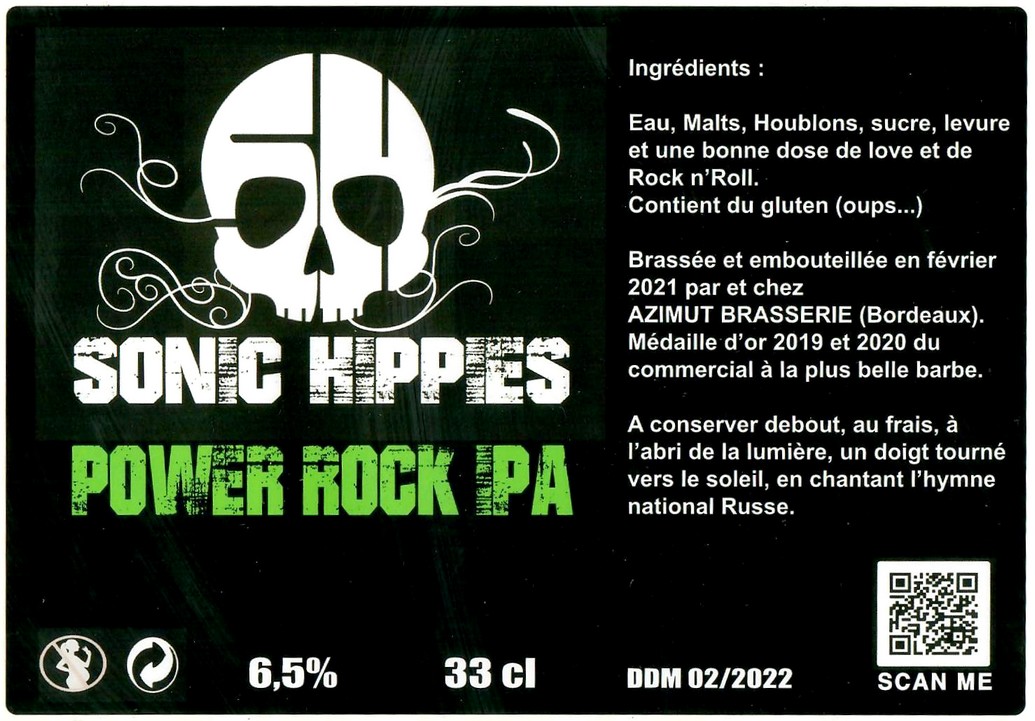 Etiquette BRASSERIE AZIMUT 24