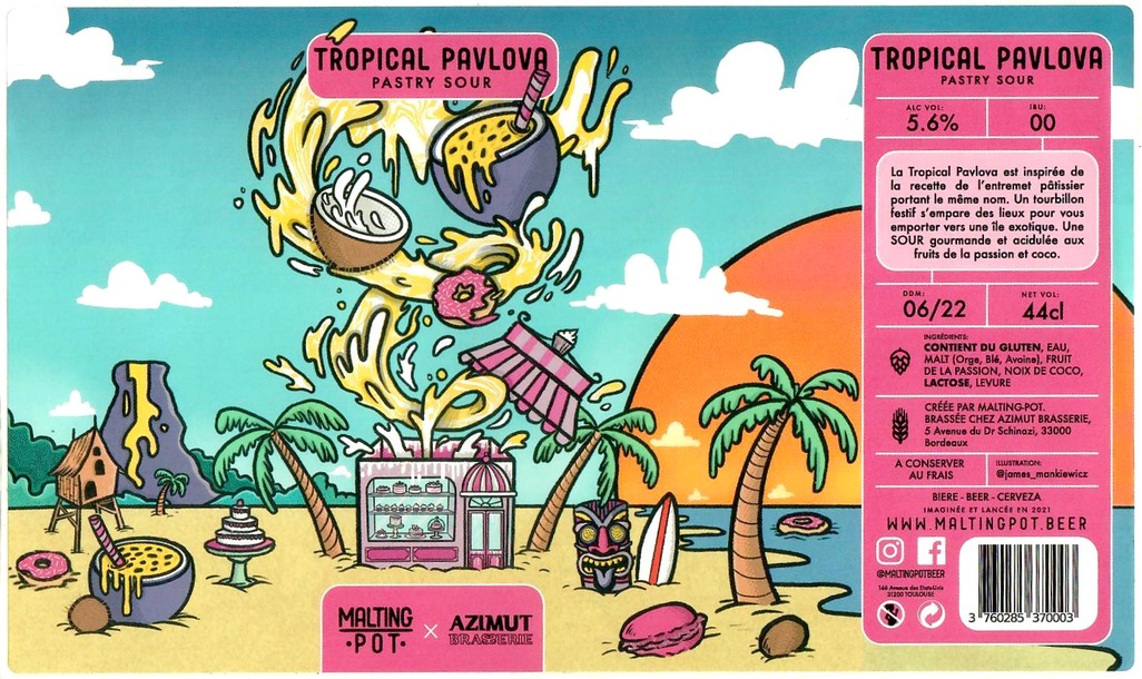 Etiquette BRASSERIE AZIMUT 26