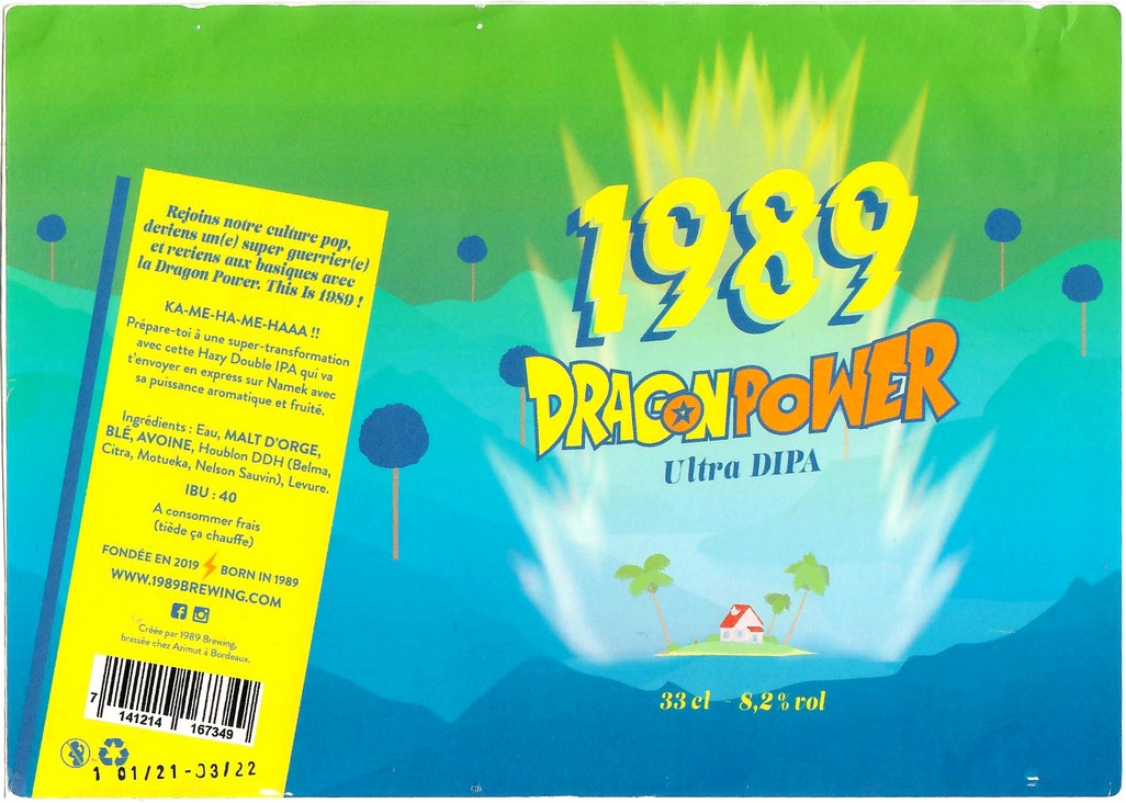 Etiquette BRASSERIE AZIMUT 33