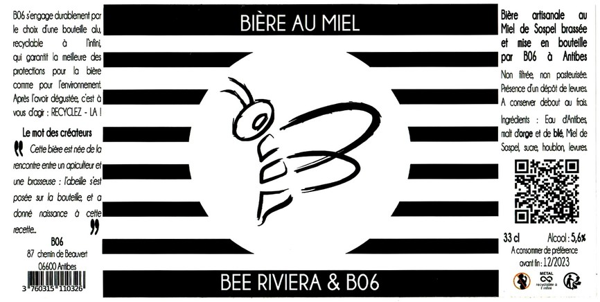 etiquette BRASSERIE B06 07