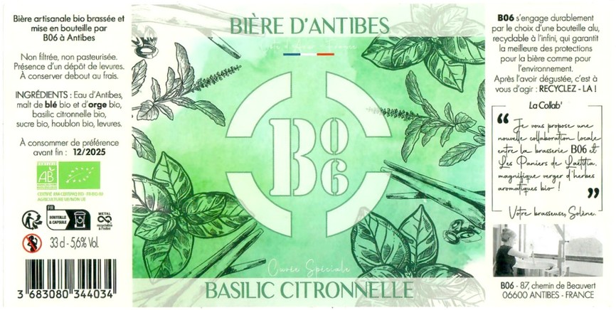 Etiquette BRASSERIE B06 12