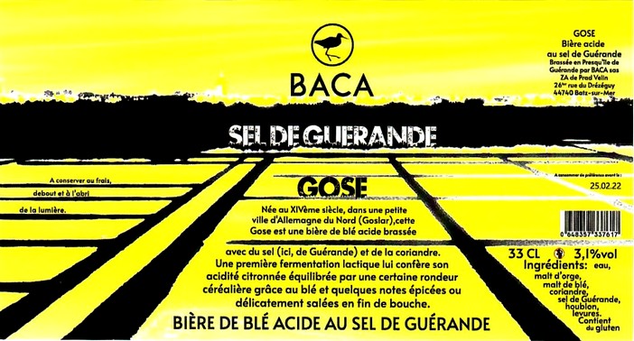 etiquette BRASSERIE BACA 20