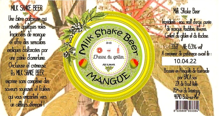 Etiquette BRASSERIE BACA 47