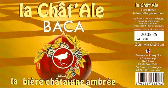 Etiquette BRASSERIE BACA 49