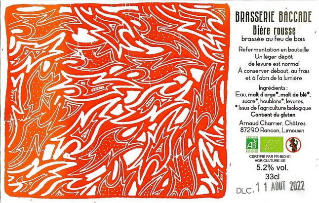 Etiquette BRASSERIE BACCADE 03