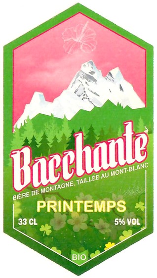 Etiquette BRASSERIE BACCHANTE 15