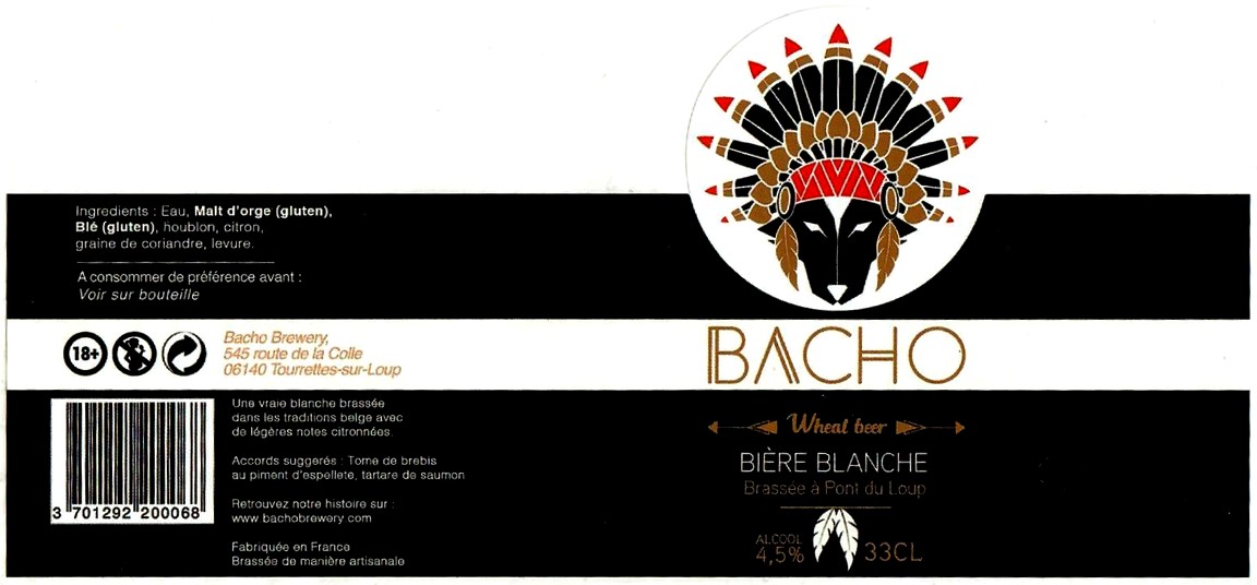 etiquette BRASSERIE BACHO 06