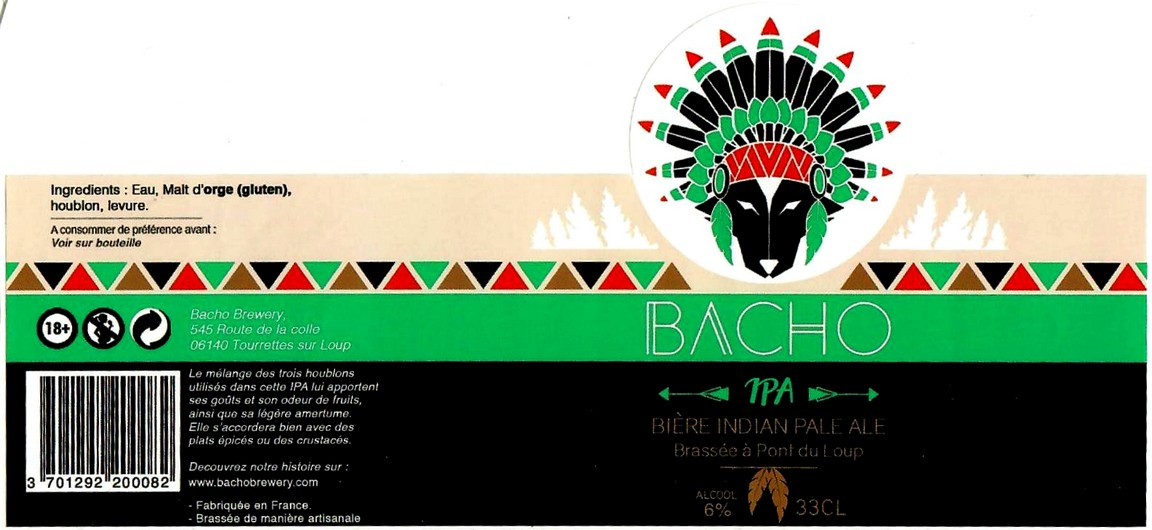 etiquette BRASSERIE BACHO 11