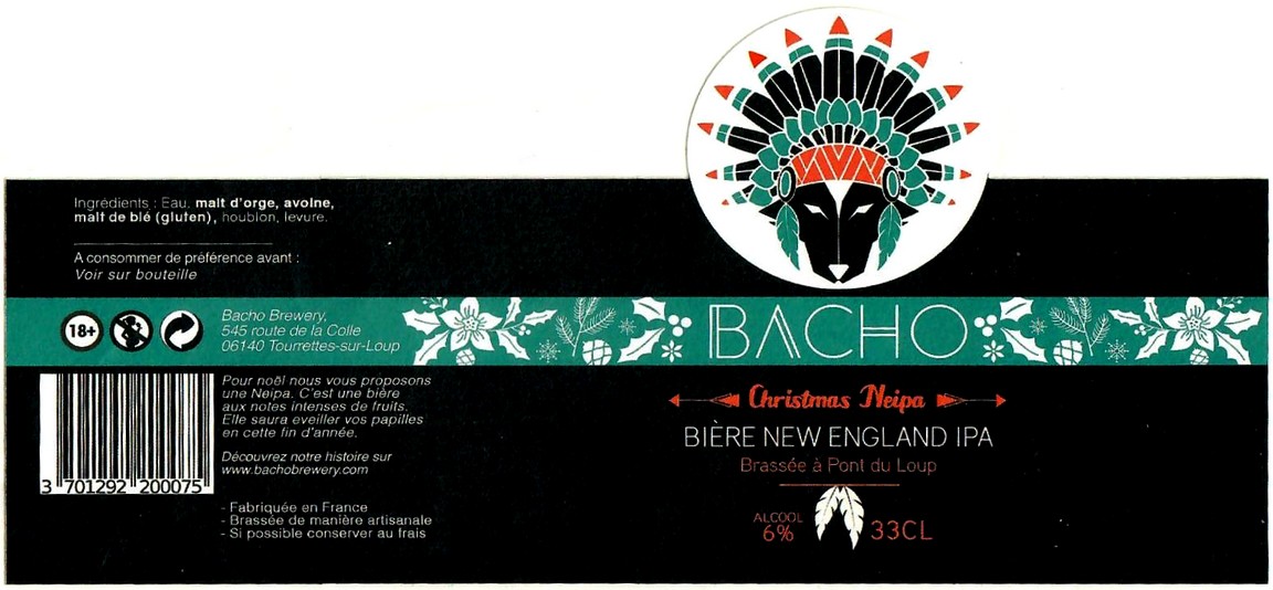 etiquette BRASSERIE BACHO 12