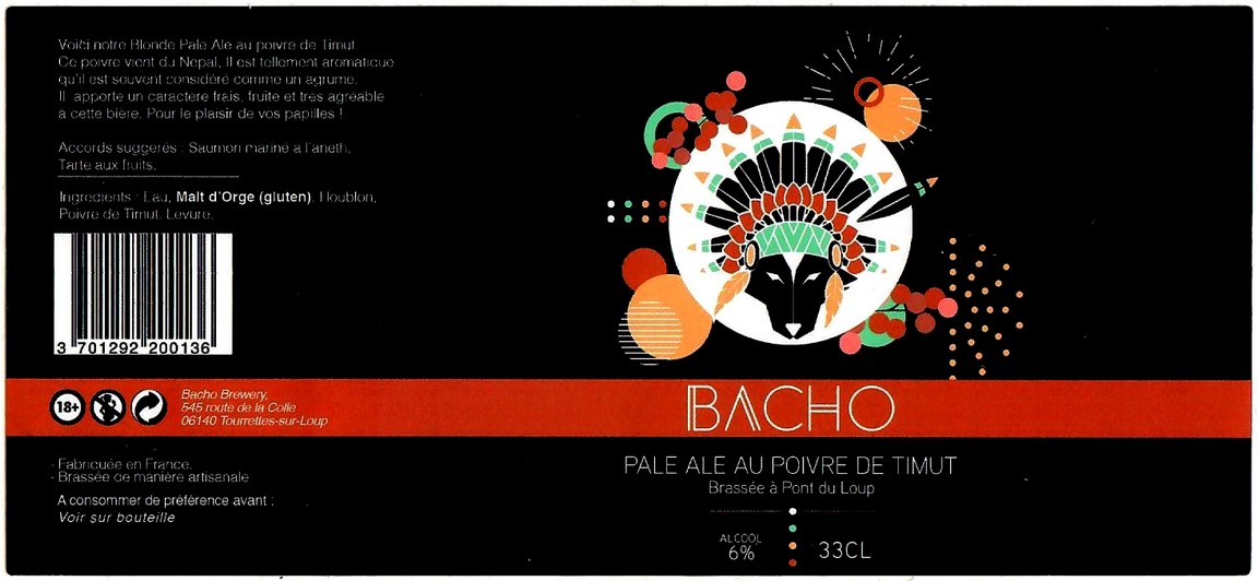 etiquette BRASSERIE BACHO 13