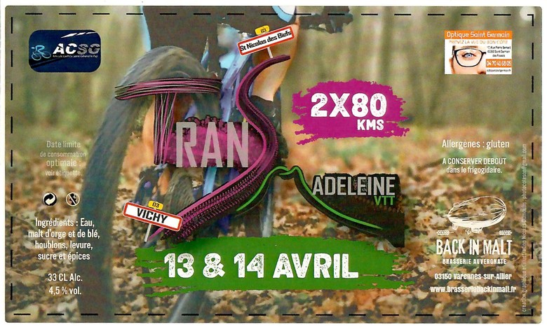 Etiquette BRASSERIE BACK IN MALT 11