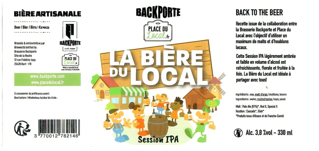 Etiquette BRASSERIE BACKPORTE 03