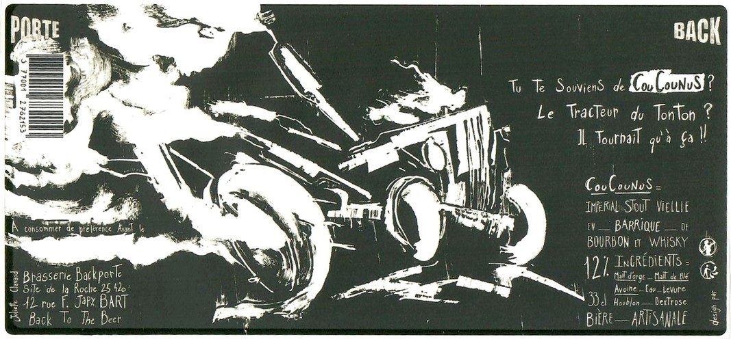 Etiquette BRASSERIE BACKPORTE 04