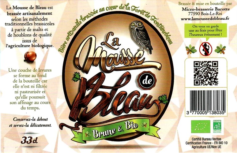 Etiquette BRASSERIE BACOTTE 03