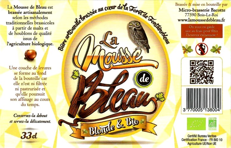 Etiquette BRASSERIE BACOTTE 05