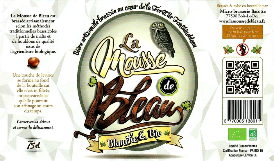 Etiquette BRASSERIE BACOTTE 07