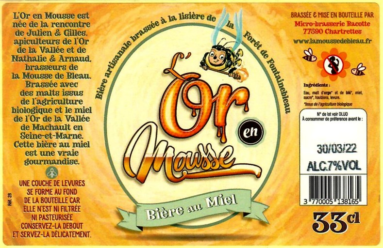 Etiquette BRASSERIE BACOTTE 10