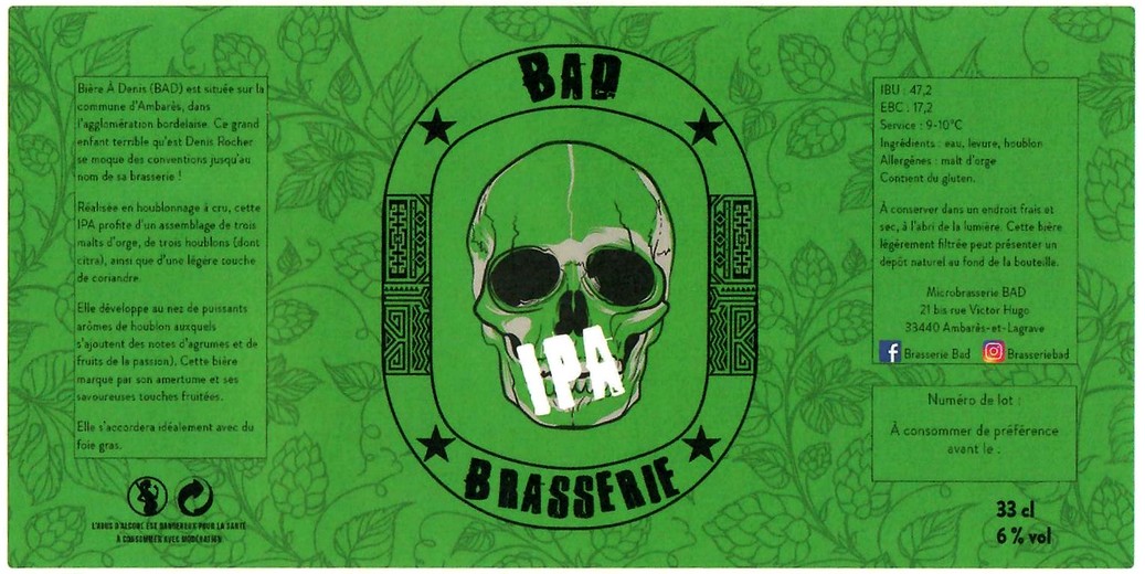 etiquette BRASSERIE BAD 06