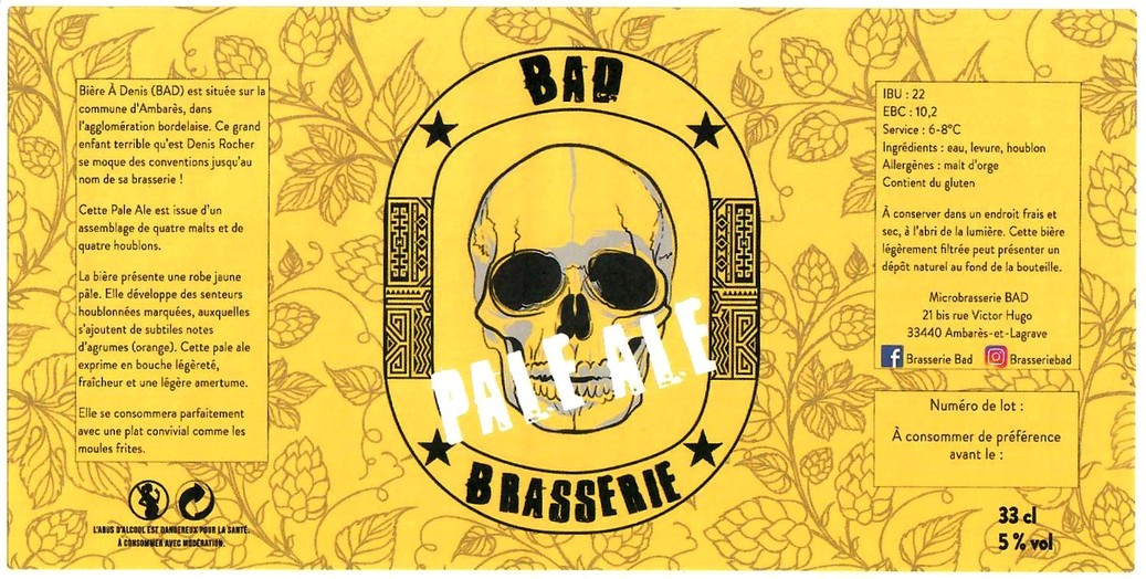 etiquette BRASSERIE BAD 08