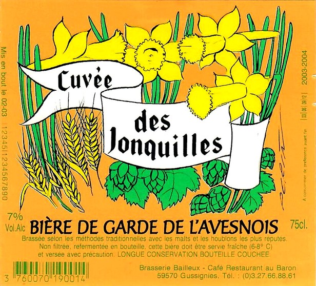 etiquette BRASSERIE BAILLEUX 10