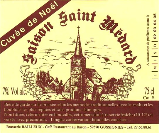 etiquette BRASSERIE BAILLEUX 26