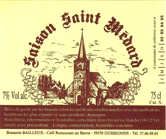 etiquette BRASSERIE BAILLEUX 27