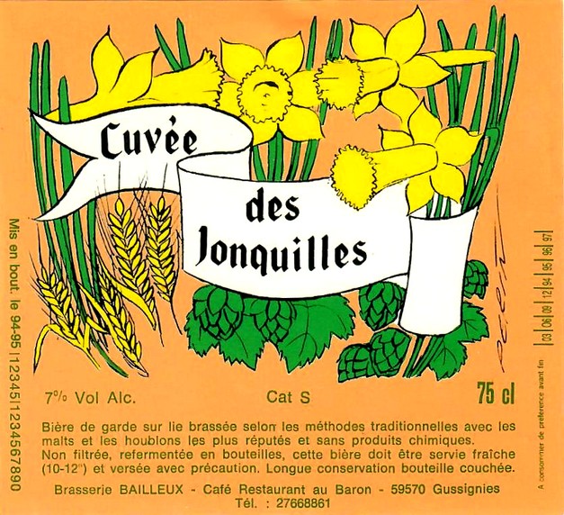 etiquette BRASSERIE BAILLEUX 29