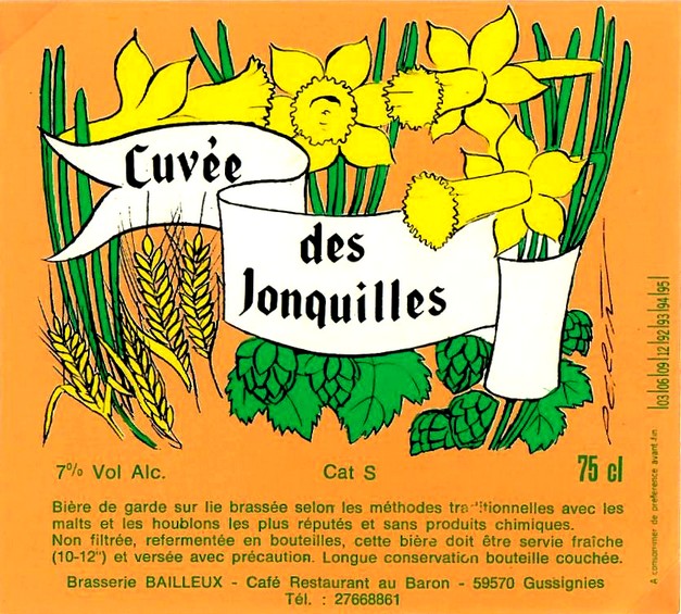 etiquette BRASSERIE BAILLEUX 55