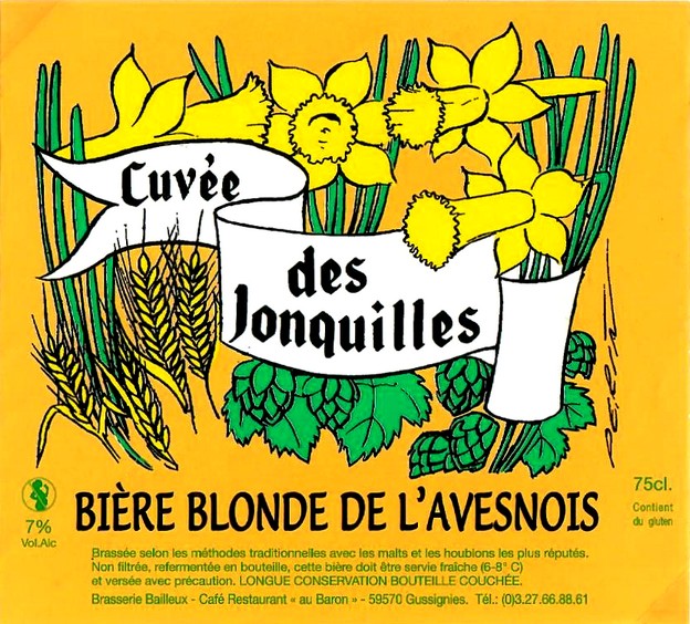 etiquette BRASSERIE BAILLEUX 66