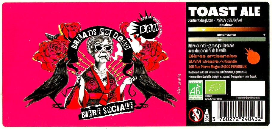 Etiquette BRASSERIE BAM 106