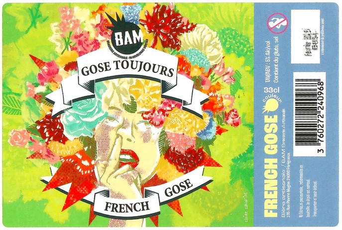 Etiquette BRASSERIE BAM 107