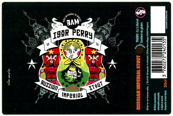 Etiquette BRASSERIE BAM 108