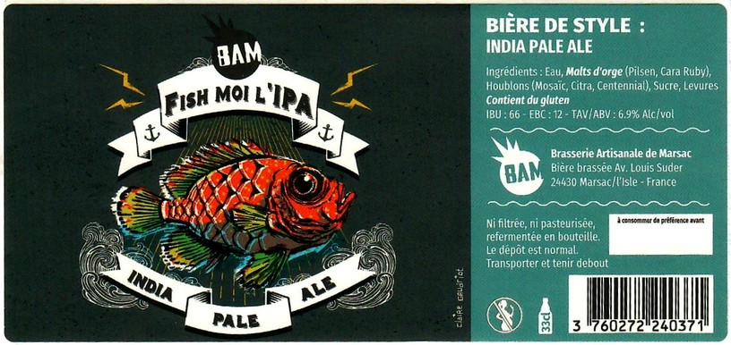 etiquette BRASSERIE BAM 35