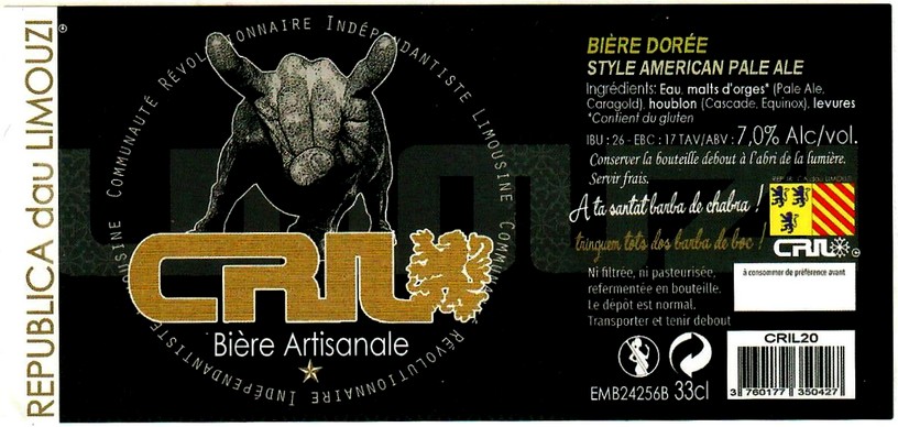 etiquette BRASSERIE BAM 36